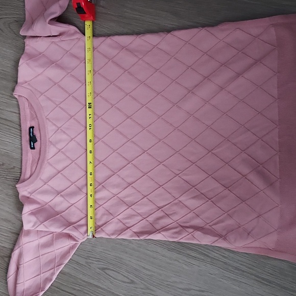 Cable & Gauge long sleeve top sweater Pink s/p - Picture 10 of 12